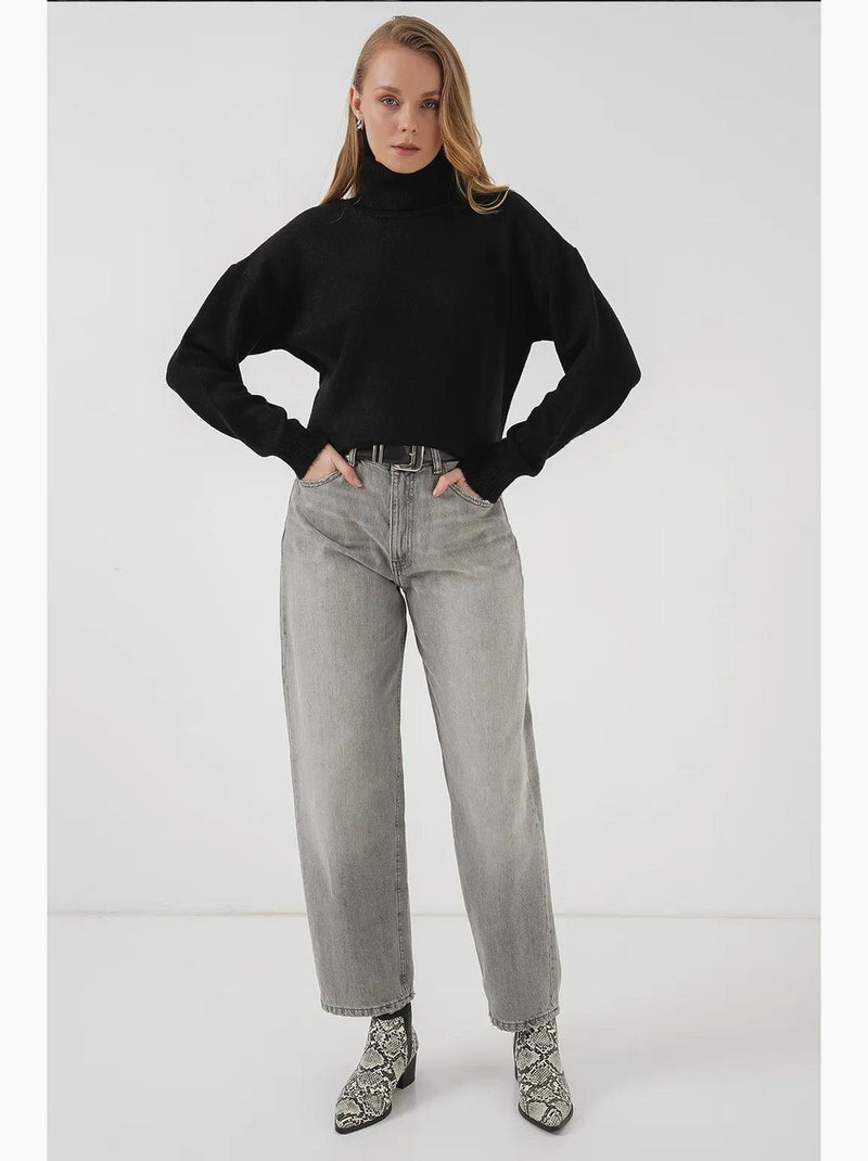 Maglione oversize a collo alto bdart Nero - Kiabi