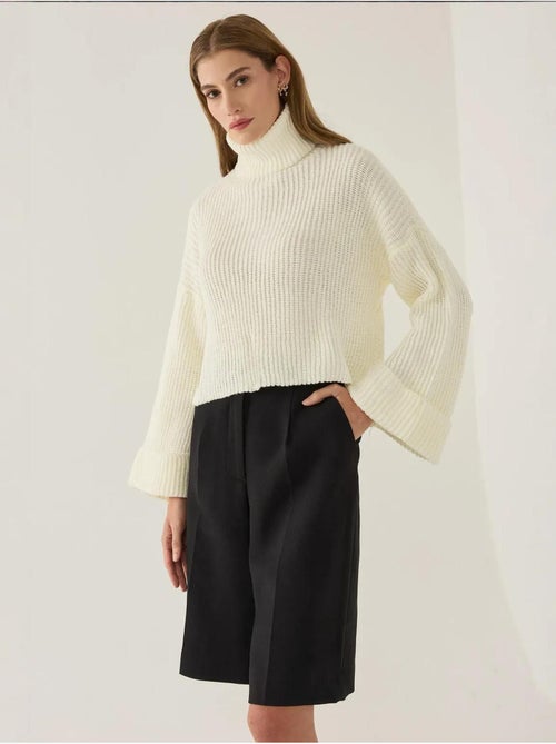 Maglione oversize a collo alto - Kiabi Maglione oversize a collo alto - Kiabi