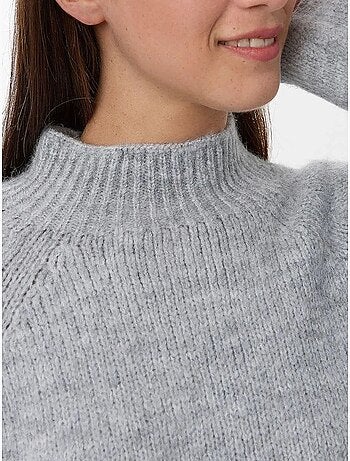 Maglione oversize a collo alto