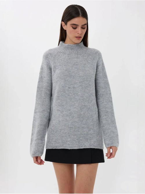 Maglione oversize a collo alto - Kiabi Maglione oversize a collo alto - Kiabi