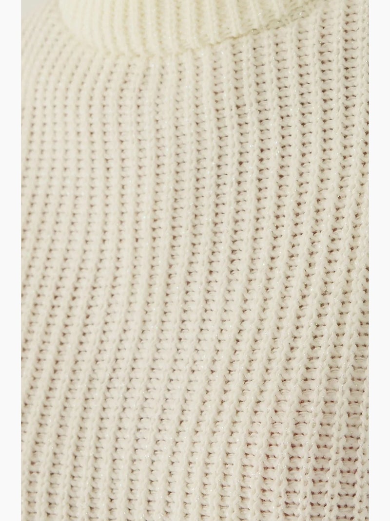 Maglione oversize a collo alto hiccup Bianco - Kiabi