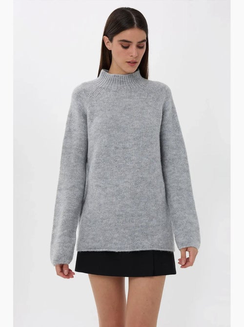 Maglione oversize a collo alto hiccup - Kiabi