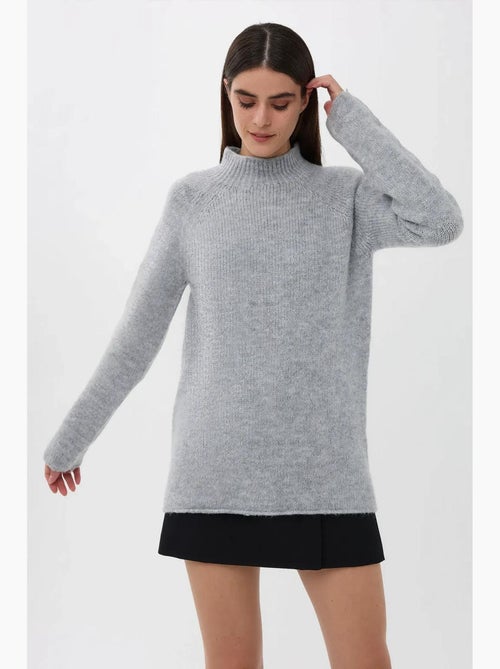 Maglione oversize a collo alto hiccup - Kiabi