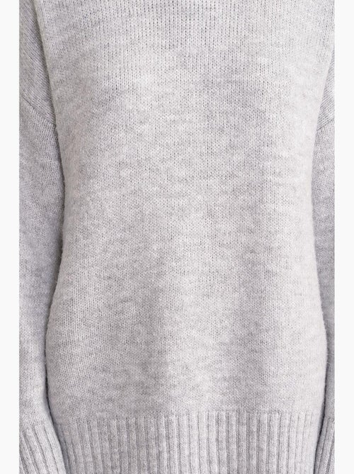Maglione oversize a coste in maglia con girocollo mixray - Kiabi Maglione oversize a coste in maglia con girocollo mixray - Kiabi