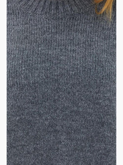 Maglione oversize a coste in maglia con girocollo mixray - Kiabi Maglione oversize a coste in maglia con girocollo mixray - Kiabi