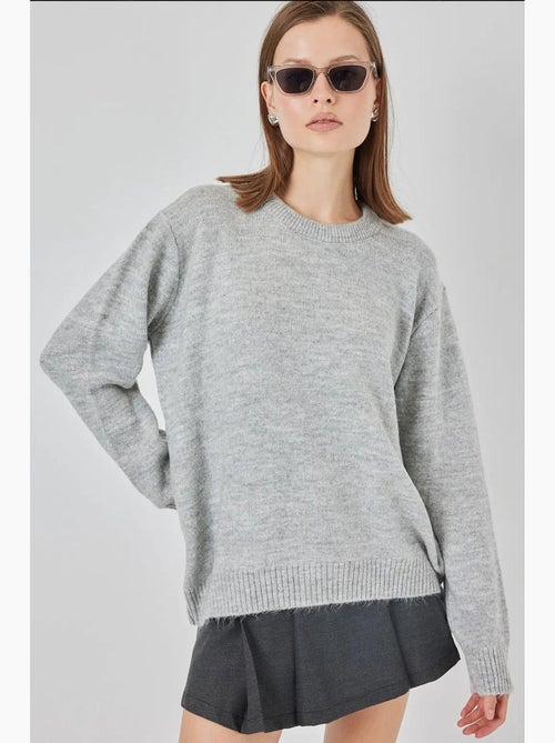 Maglione oversize a rombi con girocollo bdart - Kiabi Maglione oversize a rombi con girocollo bdart - Kiabi