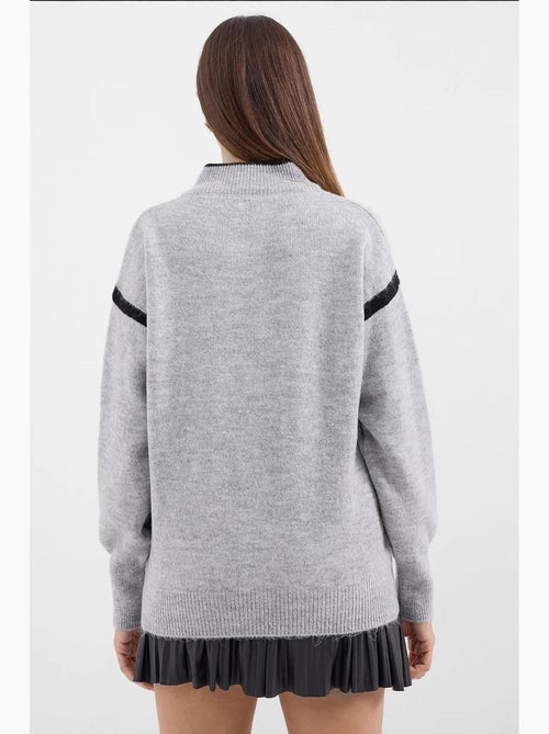 Maglione oversize con cerniera bdart - Kiabi Maglione oversize con cerniera bdart - Kiabi
