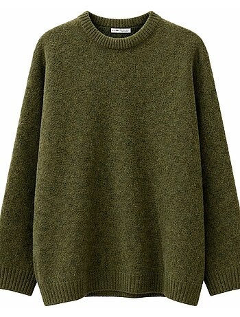 Maglione oversize da donna con girocollo mixray