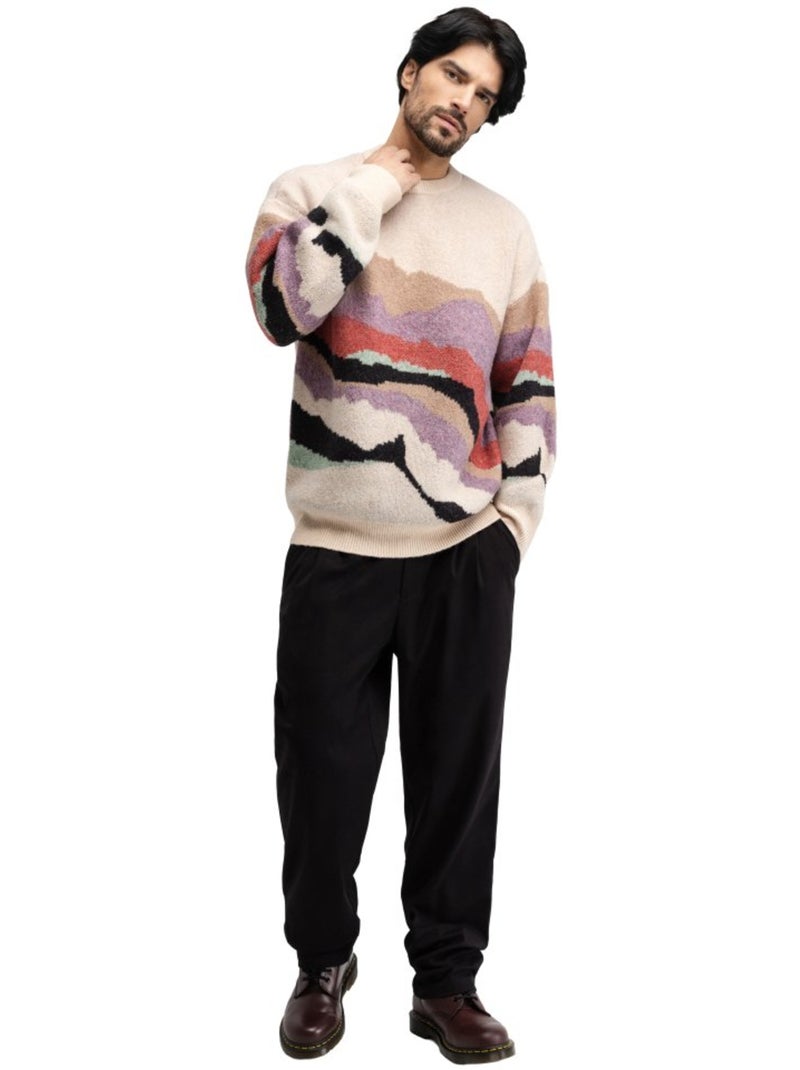 Maglione oversize da uomo uomo burano transformation Multicolore - Kiabi