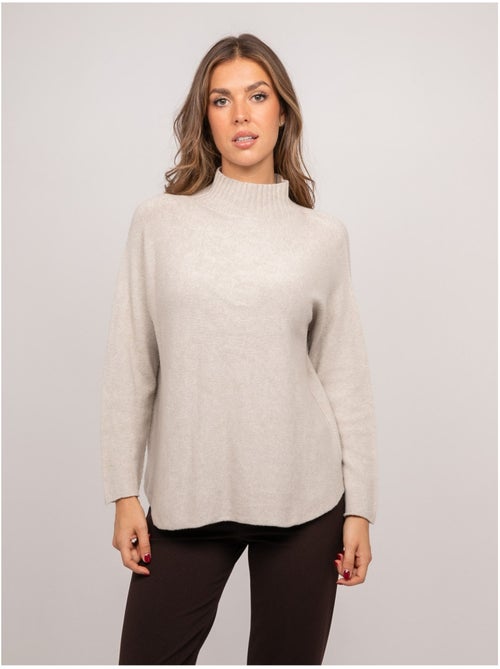 Maglione oversize in maglia a collo alto kaleta - Kiabi