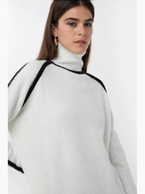 Maglione oversize in maglia con dettagli a contrasto hiccup - Kiabi