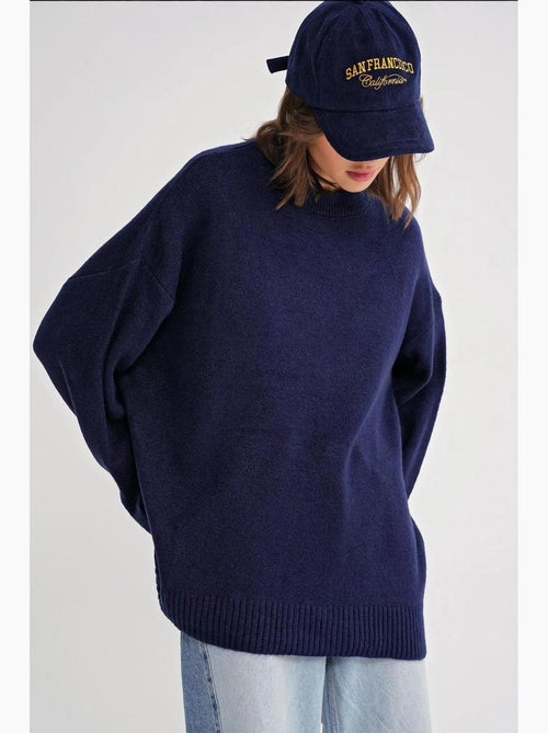 Maglione oversize in maglia mixray - Kiabi Maglione oversize in maglia mixray - Kiabi