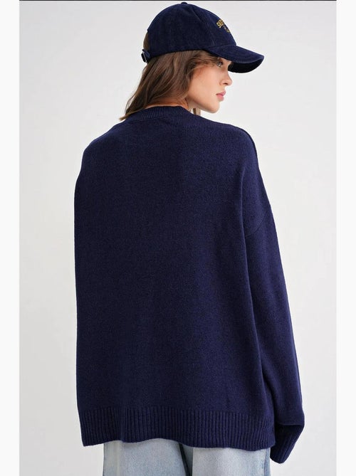 Maglione oversize in maglia mixray - Kiabi Maglione oversize in maglia mixray - Kiabi