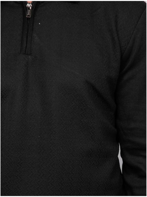 Maglione polo a maniche lunghe con collo zip linetox - Kiabi