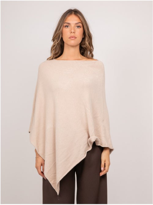 Maglione poncho asimmetrico in maglia sottile kuvene - Kiabi Maglione poncho asimmetrico in maglia sottile kuvene - Kiabi