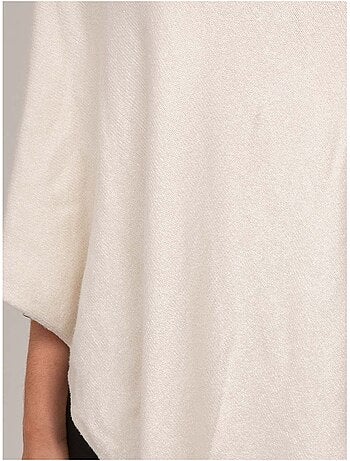 Maglione poncho asimmetrico in maglia sottile kuvene