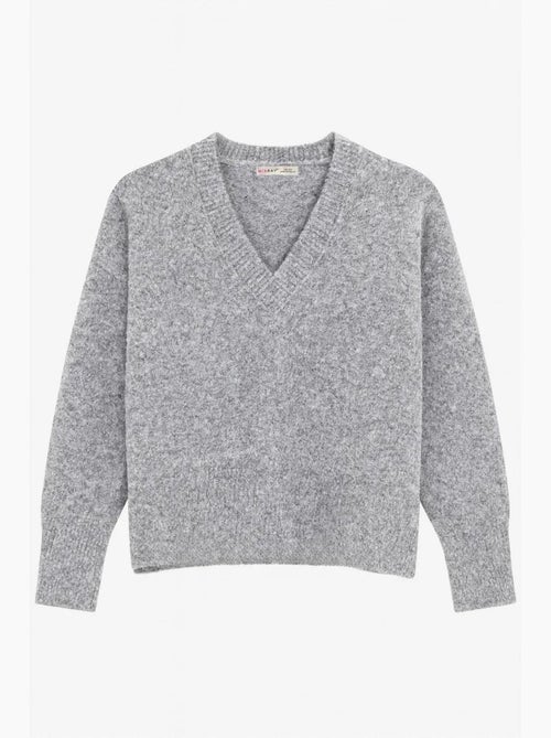 Maglione pullover con scollo a v e maniche lunghe mixray - Kiabi