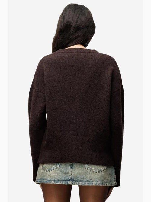 Maglione pullover con scollo a v e maniche lunghe mixray - Kiabi