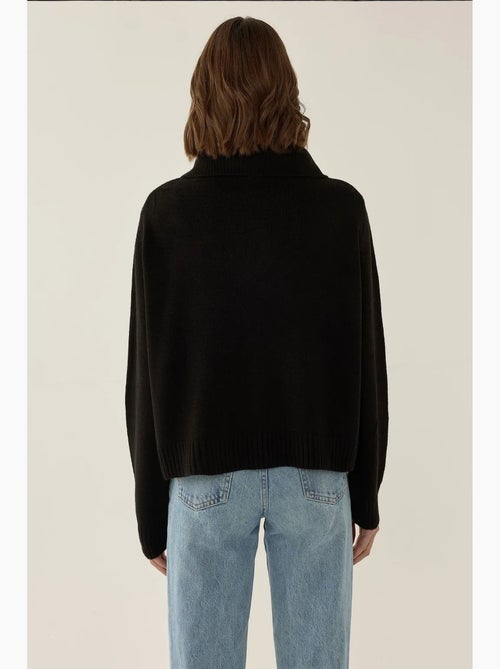Maglione relaxed fit con colletto con bottoni hiccup - Kiabi Maglione relaxed fit con colletto con bottoni hiccup - Kiabi