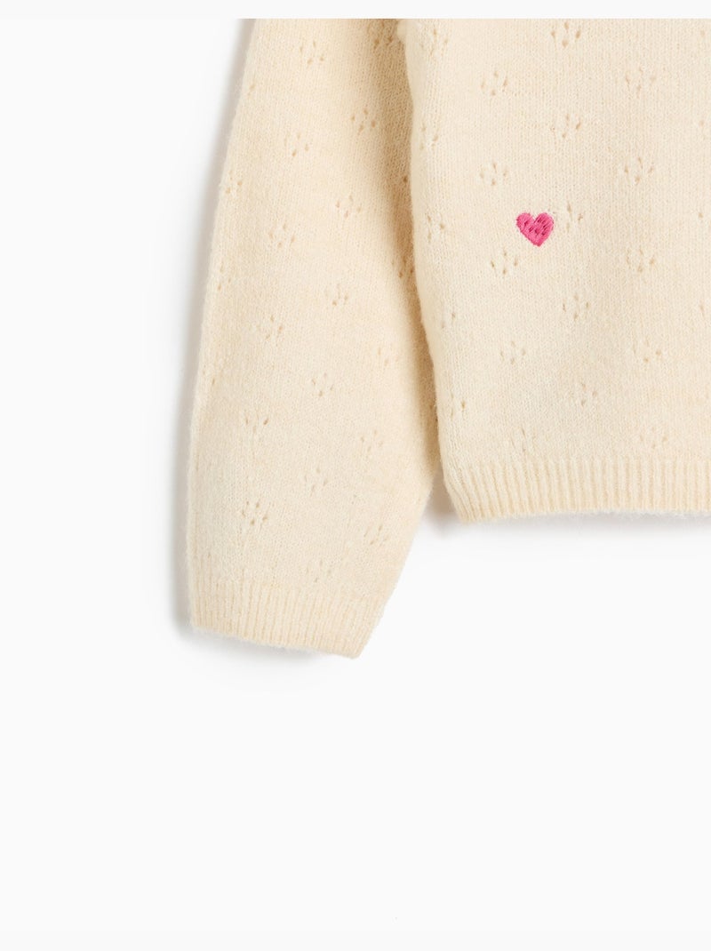 Maglione ricamato, mo fashion Beige - Kiabi