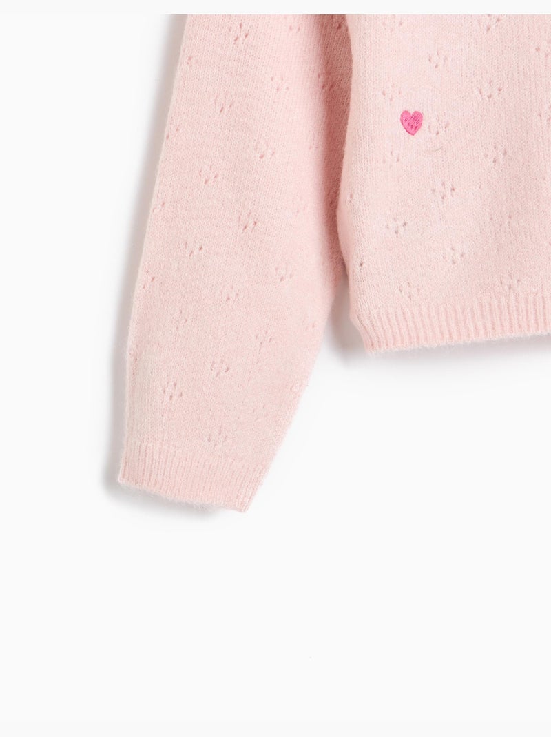 Maglione ricamato, mo fashion Rosa - Kiabi