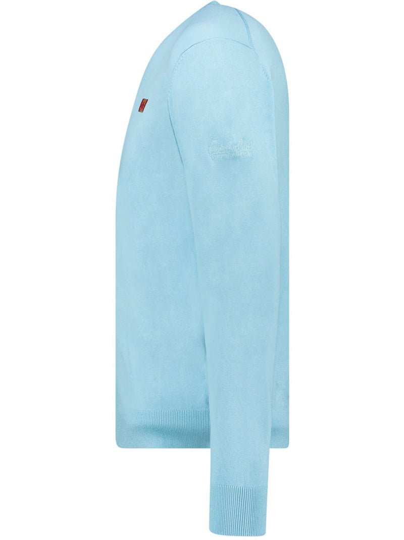 Maglione scollo a v felineak – canadian peak Blu cielo - Kiabi