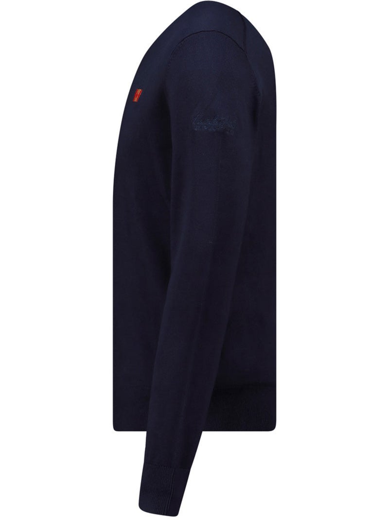 Maglione scollo a v felineak – canadian peak Blu marino - Kiabi