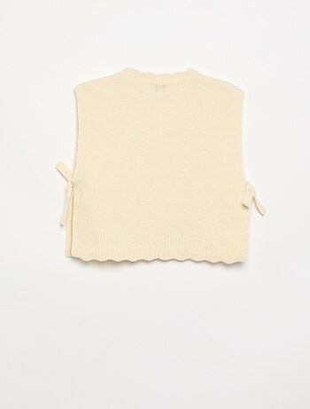 Maglione senza maniche