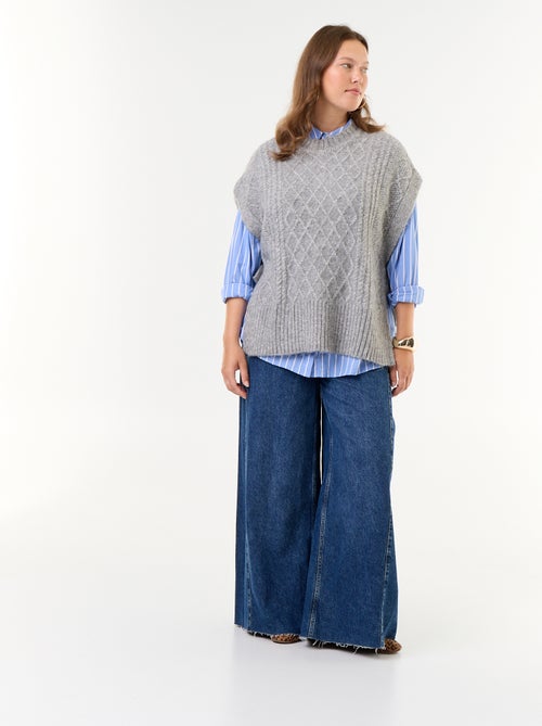Maglione senza maniche con laccetti sui lati - Kiabi