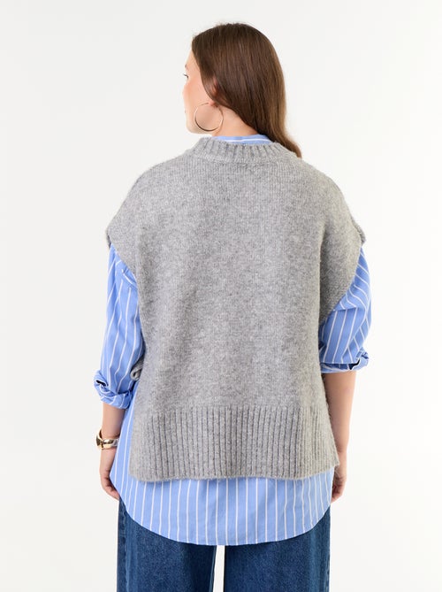 Maglione senza maniche con laccetti sui lati - Kiabi