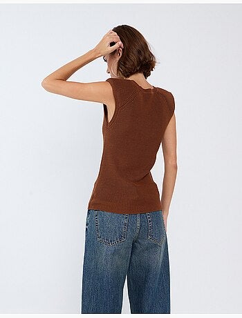 Maglione senza maniche, mo fashion