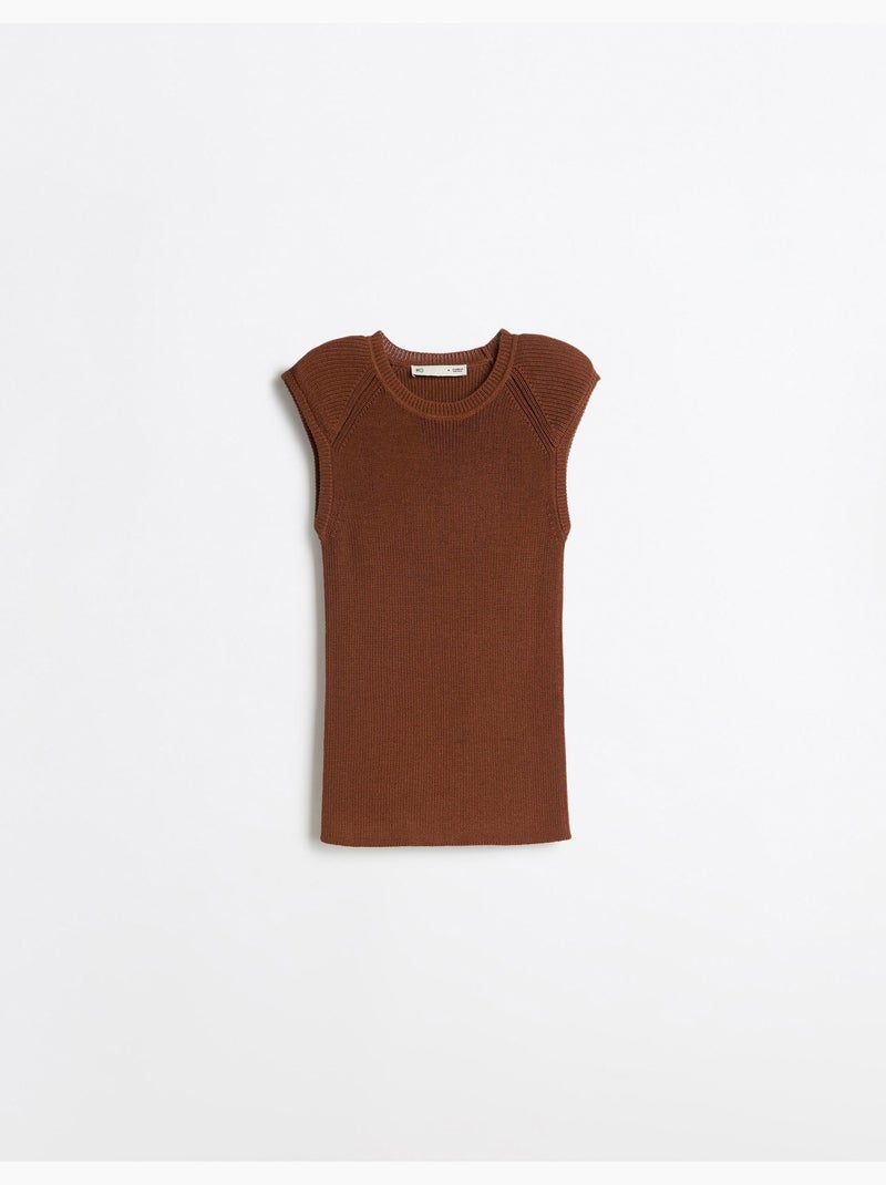 Maglione senza maniche, mo fashion Marrone - Kiabi
