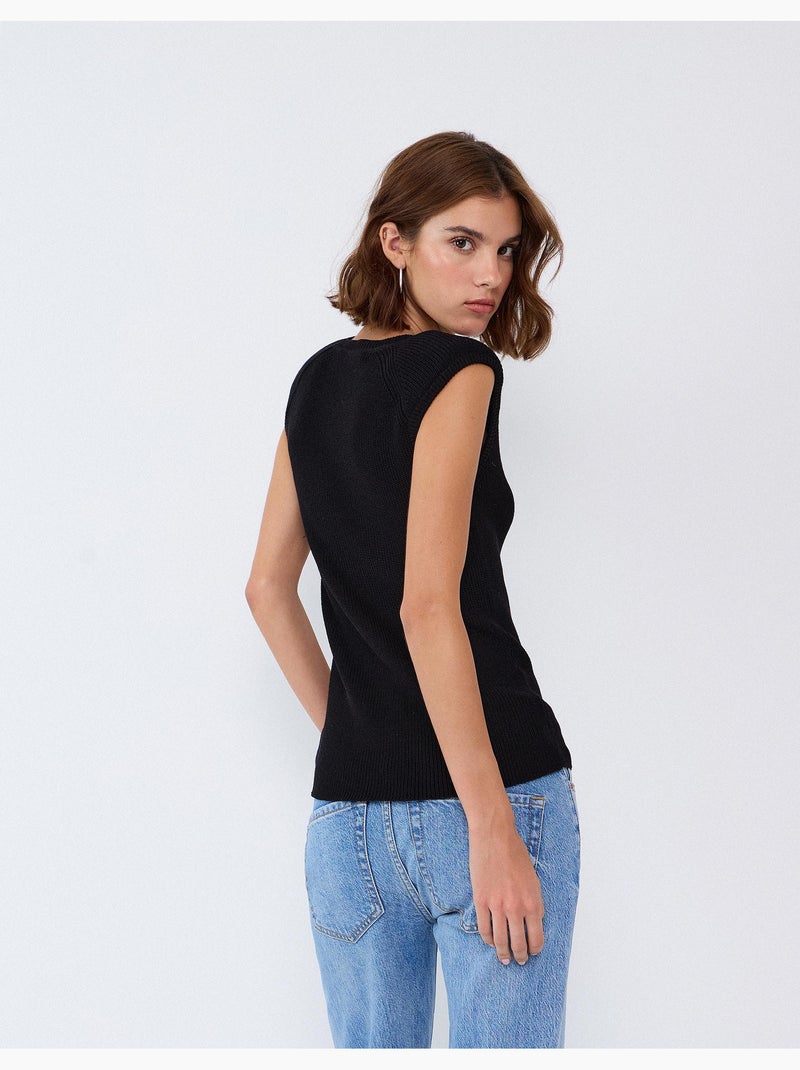 Maglione senza maniche, mo fashion Nero - Kiabi