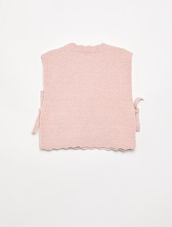 Maglione senza maniche