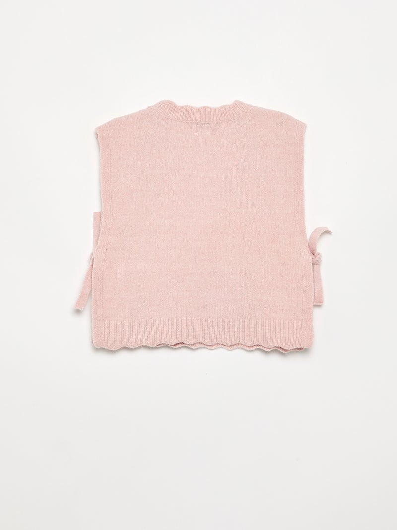 Maglione senza maniche Rosa - Kiabi