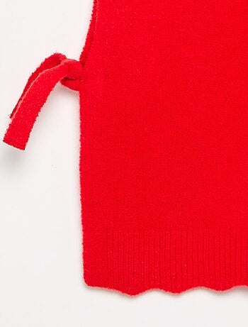 Maglione senza maniche