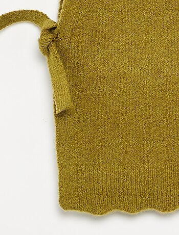 Maglione senza maniche