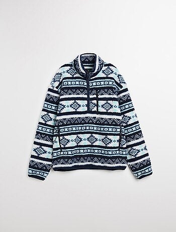 Maglione Sherpa con cerniera, MO Fashion