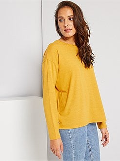 Maglione sottile dettagli in pizzo - Kiabi