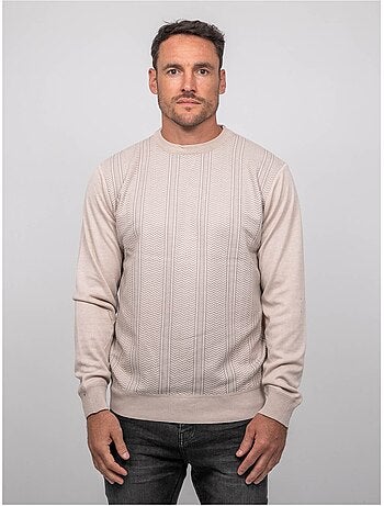 Maglione sottile girocollo jacquard loranch