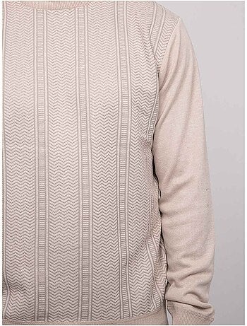 Maglione sottile girocollo jacquard loranch
