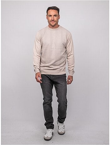 Maglione sottile girocollo jacquard loranch