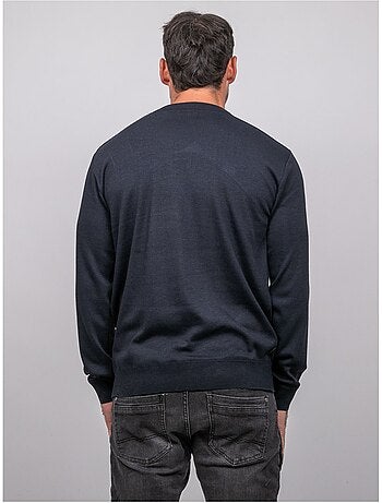 Maglione sottile girocollo jacquard loranch