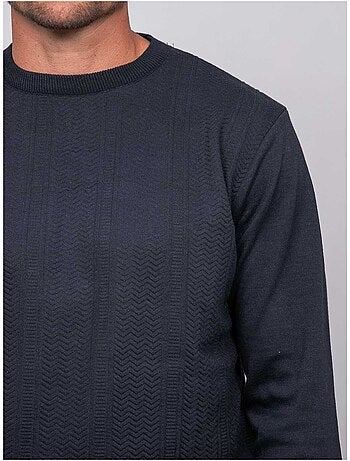 Maglione sottile girocollo jacquard loranch