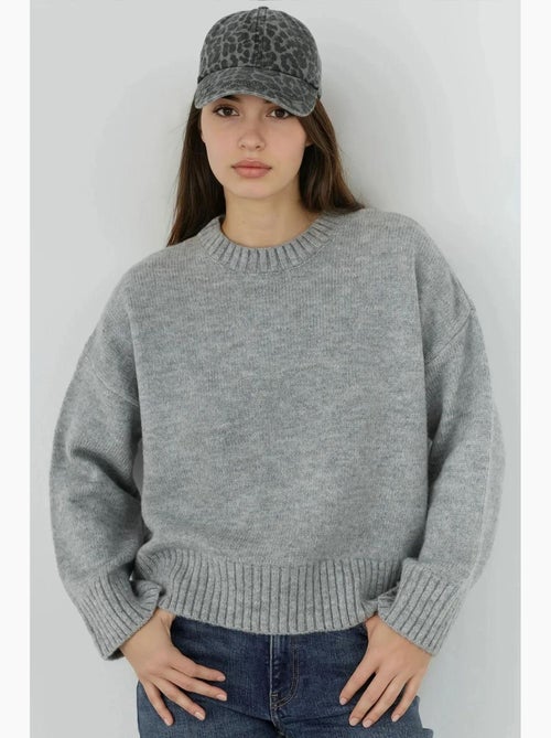 Maglione spesso girocollo dal tocco extra morbido hiccup - Kiabi Maglione spesso girocollo dal tocco extra morbido hiccup - Kiabi