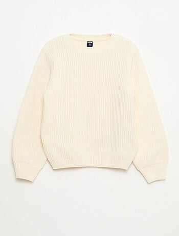 Maglione spesso in maglia ciniglia