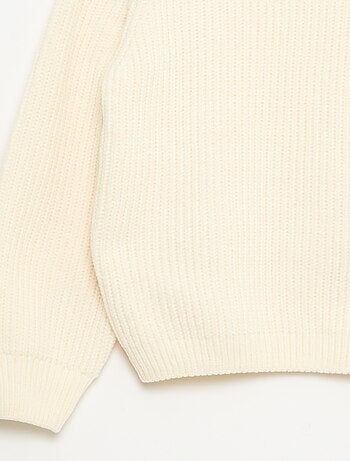 Maglione spesso in maglia ciniglia