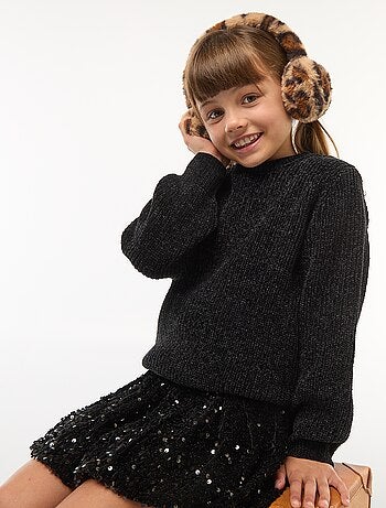 Maglione spesso in maglia ciniglia