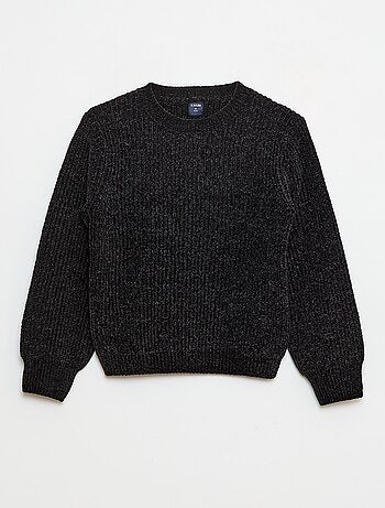Maglione spesso in maglia ciniglia