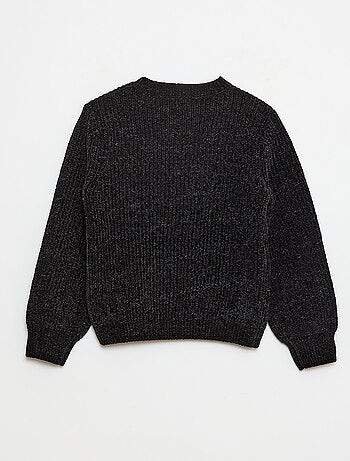 Maglione spesso in maglia ciniglia